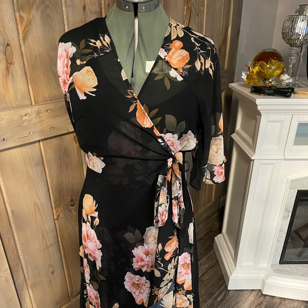 City Chic wrap dress
